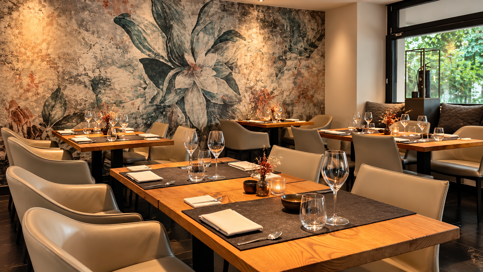 Gastraum des Restaurant Showroom in München